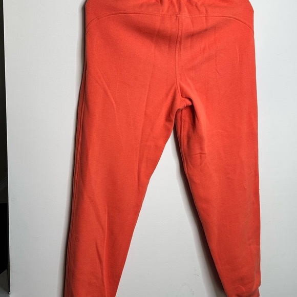 Lululemon Scuba High-Rise French Terry Warm Coral Orange - Picture 4 of 7